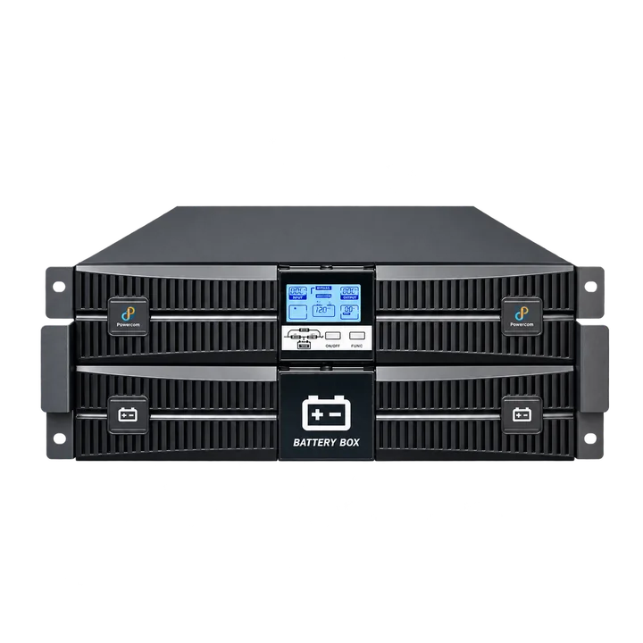 Nobreak Powercom PWC 11RT-S0 em rack, com módulo de baterias